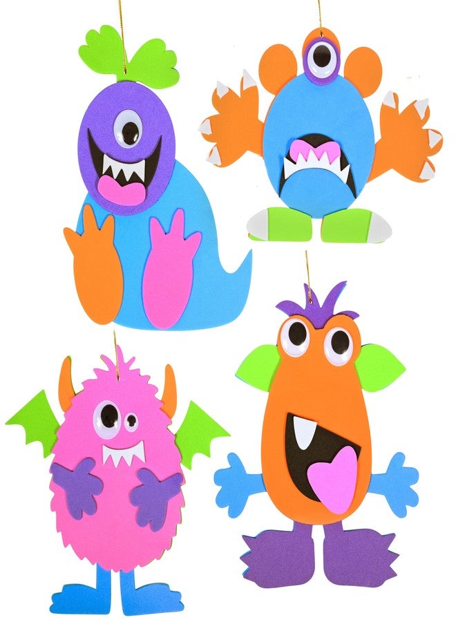 Ready 2 Learn Create Your Own Monsters | Set of 4 | DIY Craft for Kids | Magnetic | No Glue Required | Kid-Friendly Instructions - Image 1